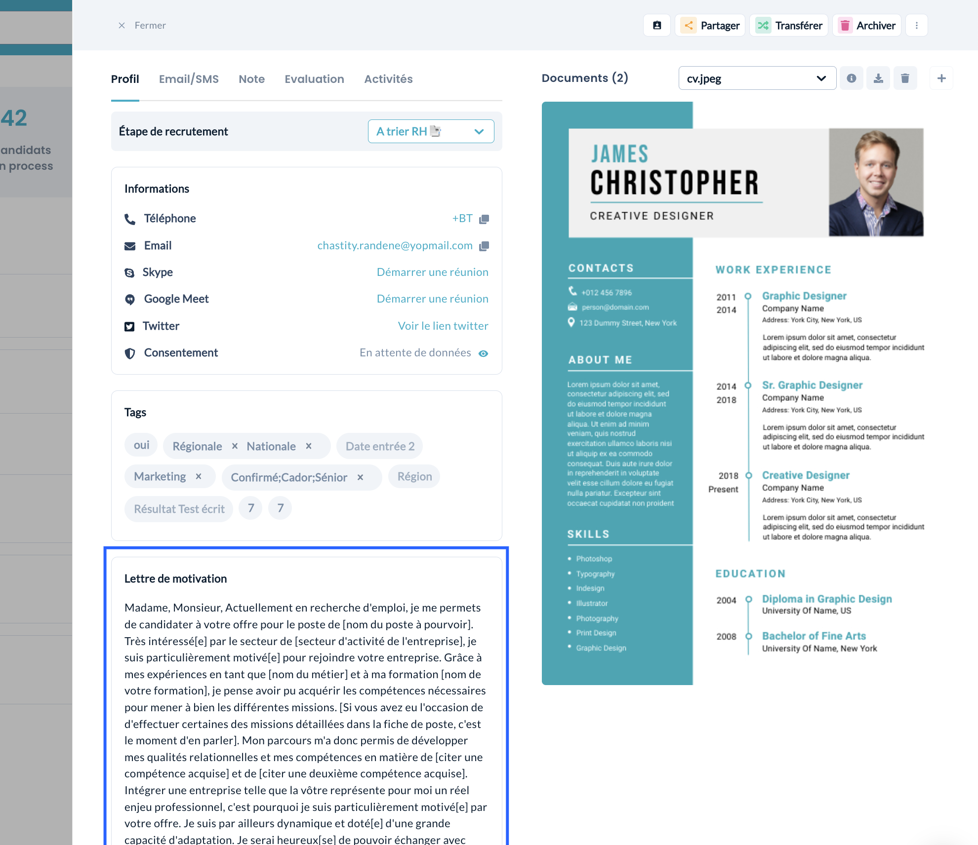 example key of entreprise